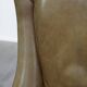 Olive Green Cowhide Leather Armchair