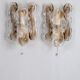 Vintage Set Wall Lamps Kalmar Franken KG, Model Citrus 1960s