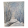 Snow landscape oil on canvas cardboard, unsigned