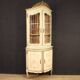 Lacquered, gilded and painted Venetian corner cabinet