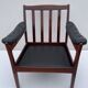 Vintage black leather lounge chair by gote mobler 1970s