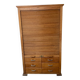 Notary furniture with wooden curtain