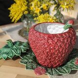 Soupière barbotine Fraise Bordallo
