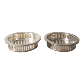 Pair of silver bottle underbellies