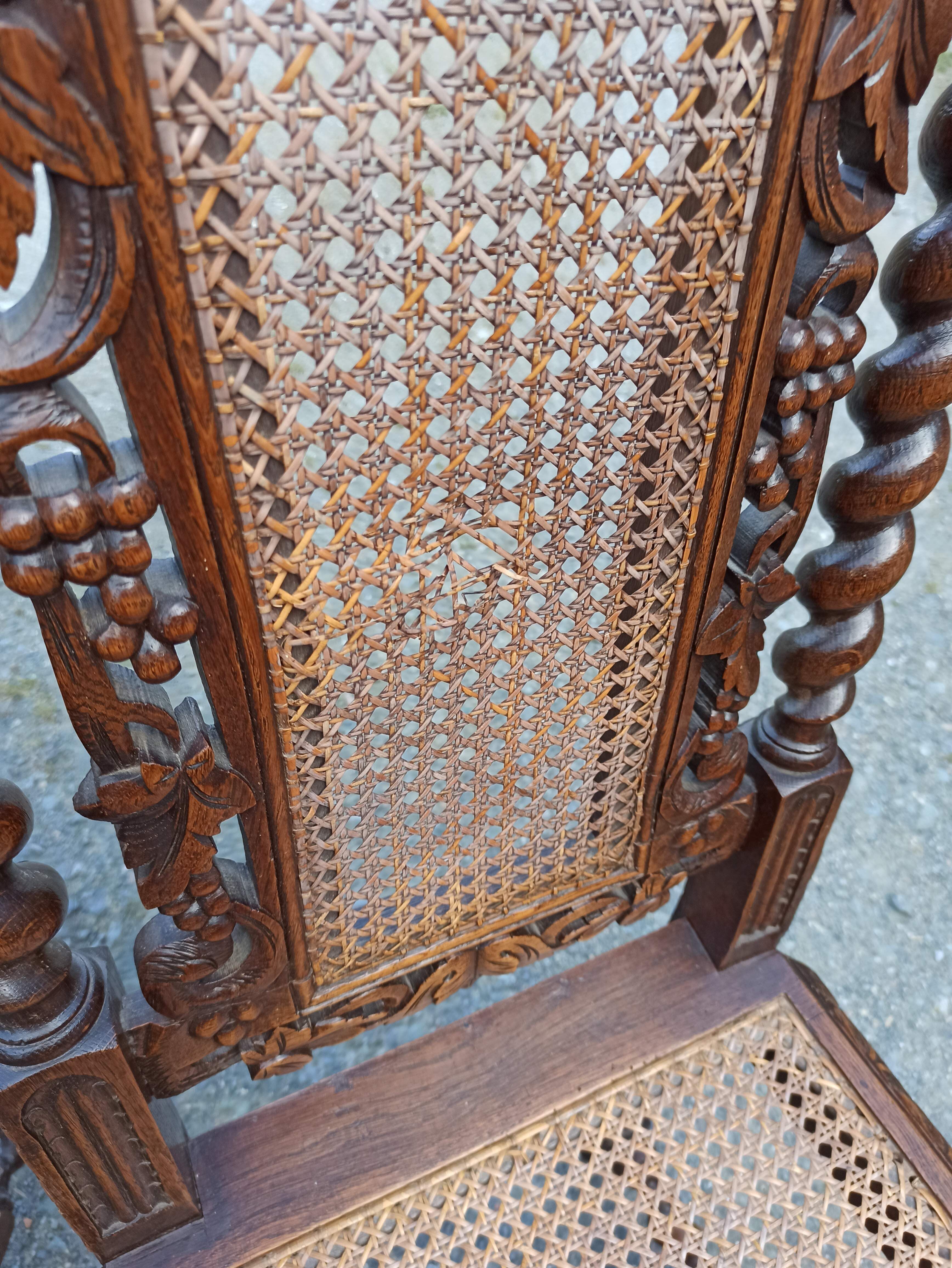 6 Louis XIII style chairs