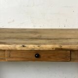 Solid wood farm table