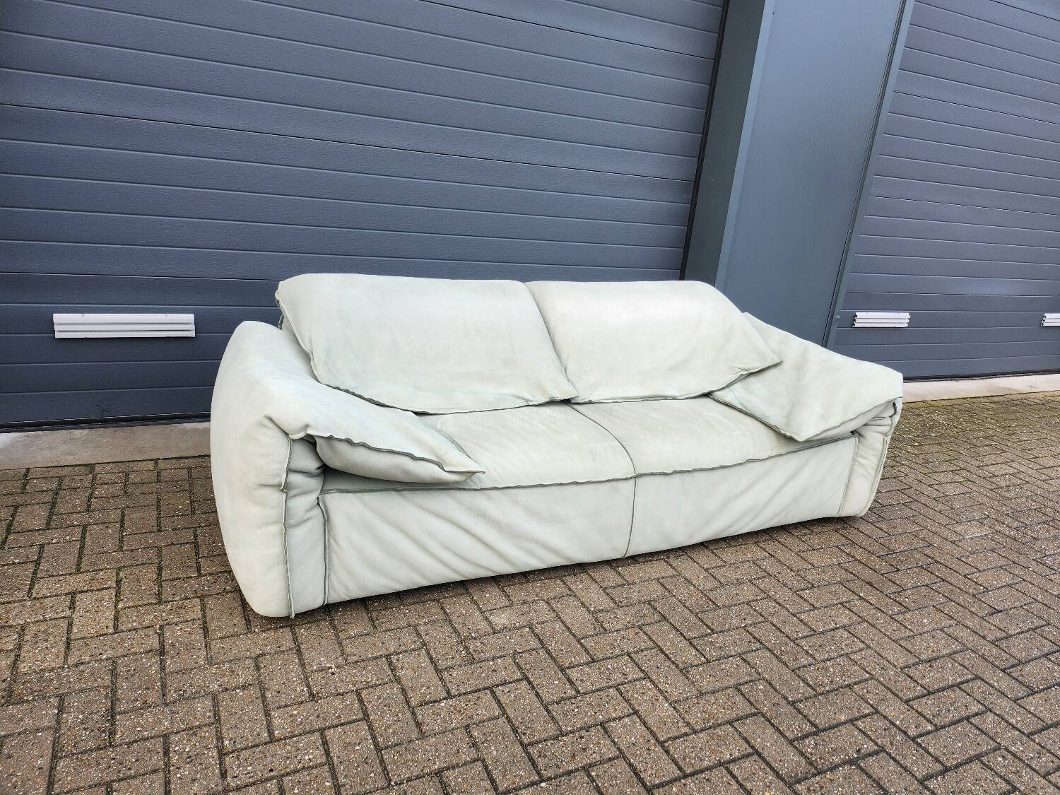 Baxter - Casablanca sofa in Nabuk Sage by Paola Navone