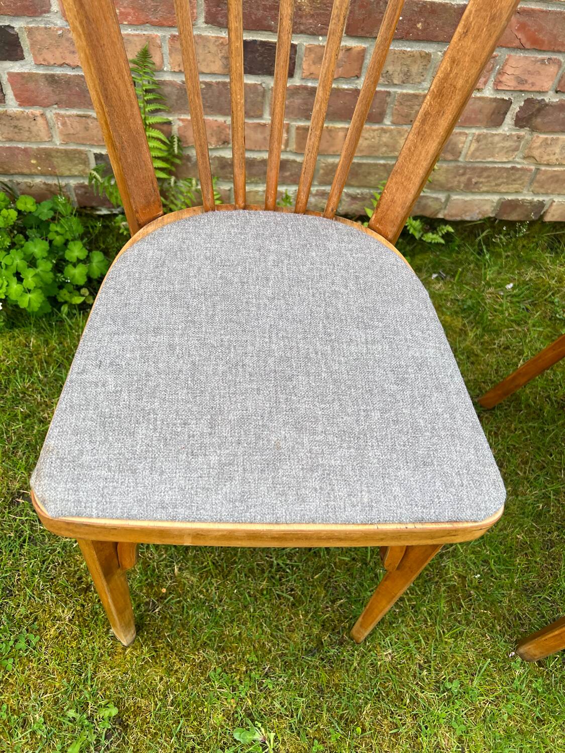 Pair of vintage Baumann bistro chairs