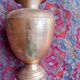Gold metal vase