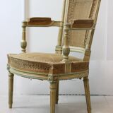 Louis XVI armchair with column