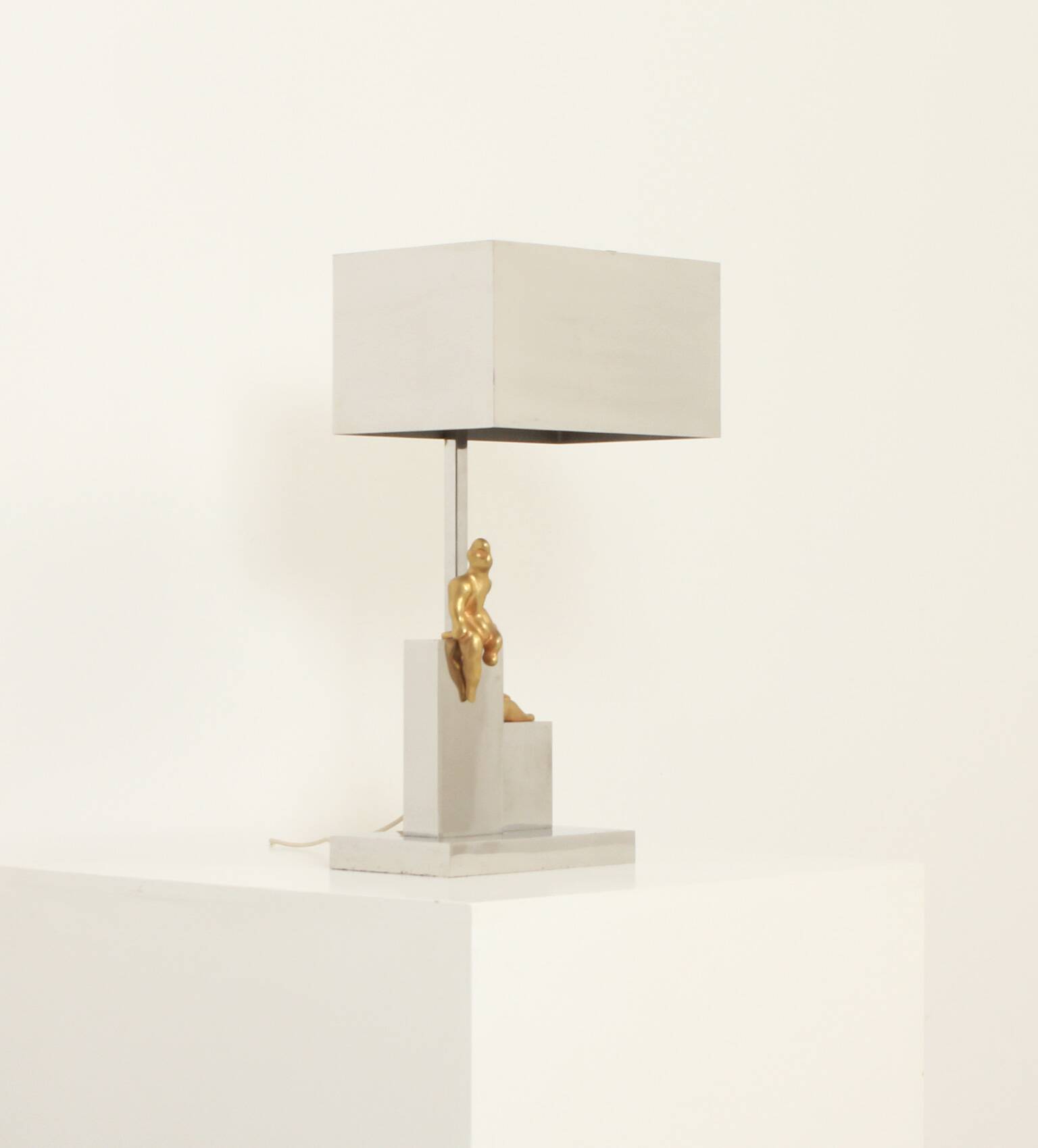 Large table lamp by the Spanish sculptor Aurelio Teno, 1970s.