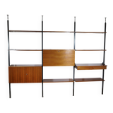 Mid-Century Teak Modular Wall Unit and Room Divider from Italy, 1960s