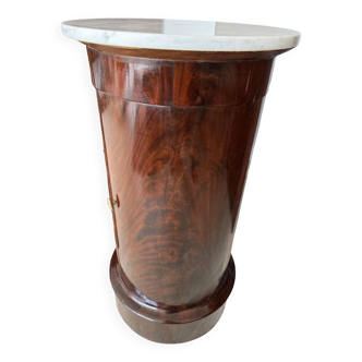Somno empire period – flamed mahogany – white marble