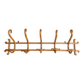 Wall coat rack by thonet with 5 s's, circa 1900.