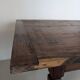 Campaign table in solid oak, Directoire style.