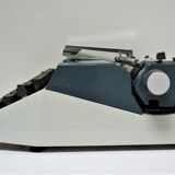 Typewriter erika 40 blue and white 70s made in germany