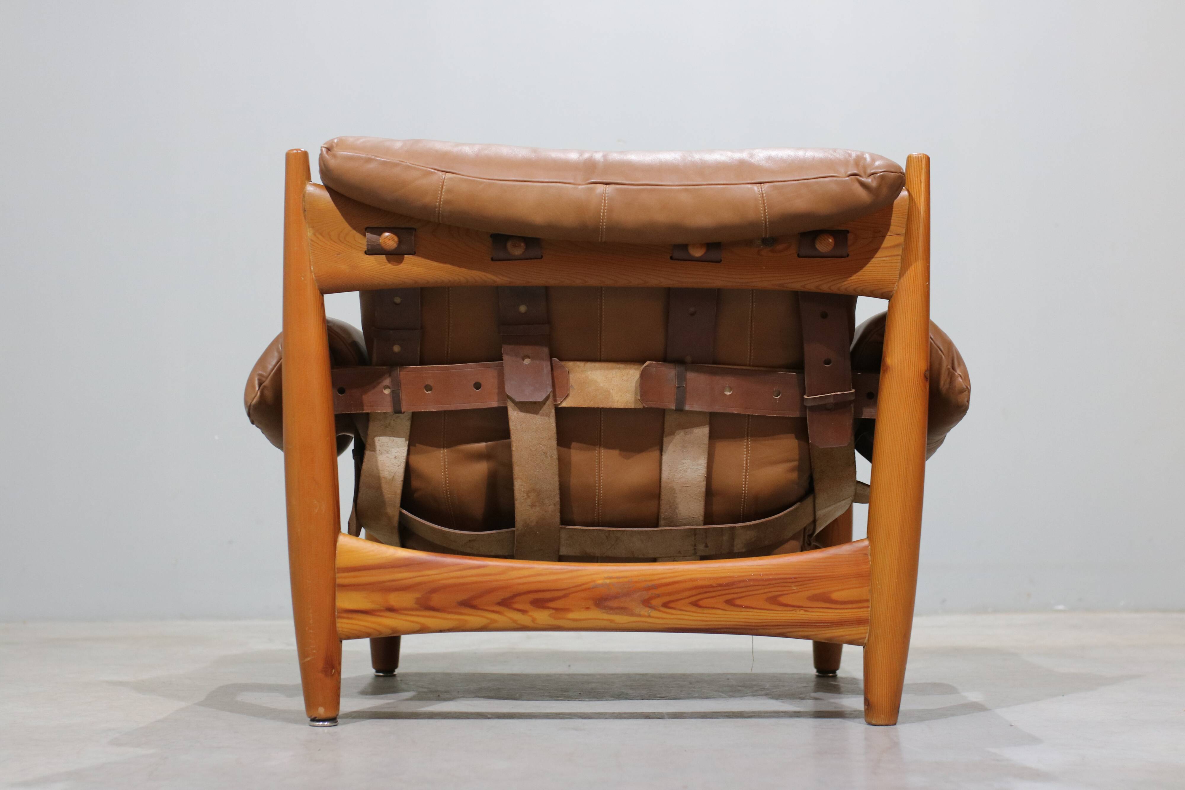 Sheriff Lounge Chair with Ottoman by Sergio Rodrigues for ISA