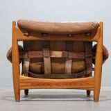 Sheriff Lounge Chair with Ottoman by Sergio Rodrigues for ISA