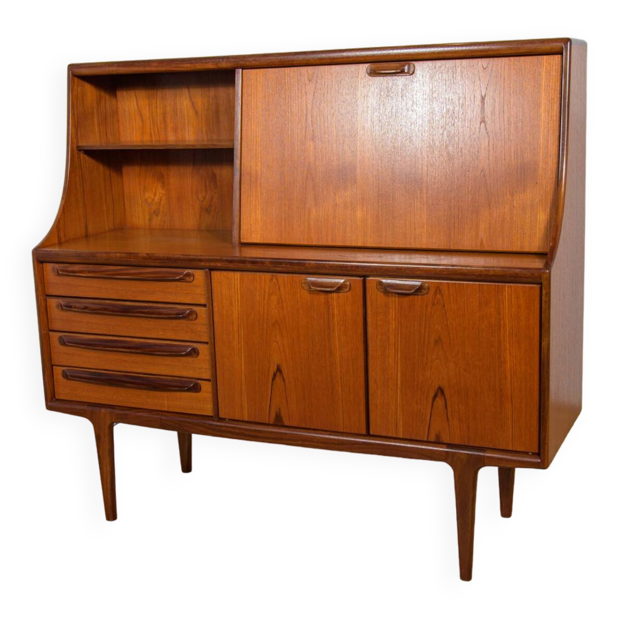 Mid-Century Teak High Sideboard by John Herbert for A. Younger Ltd, 1960s