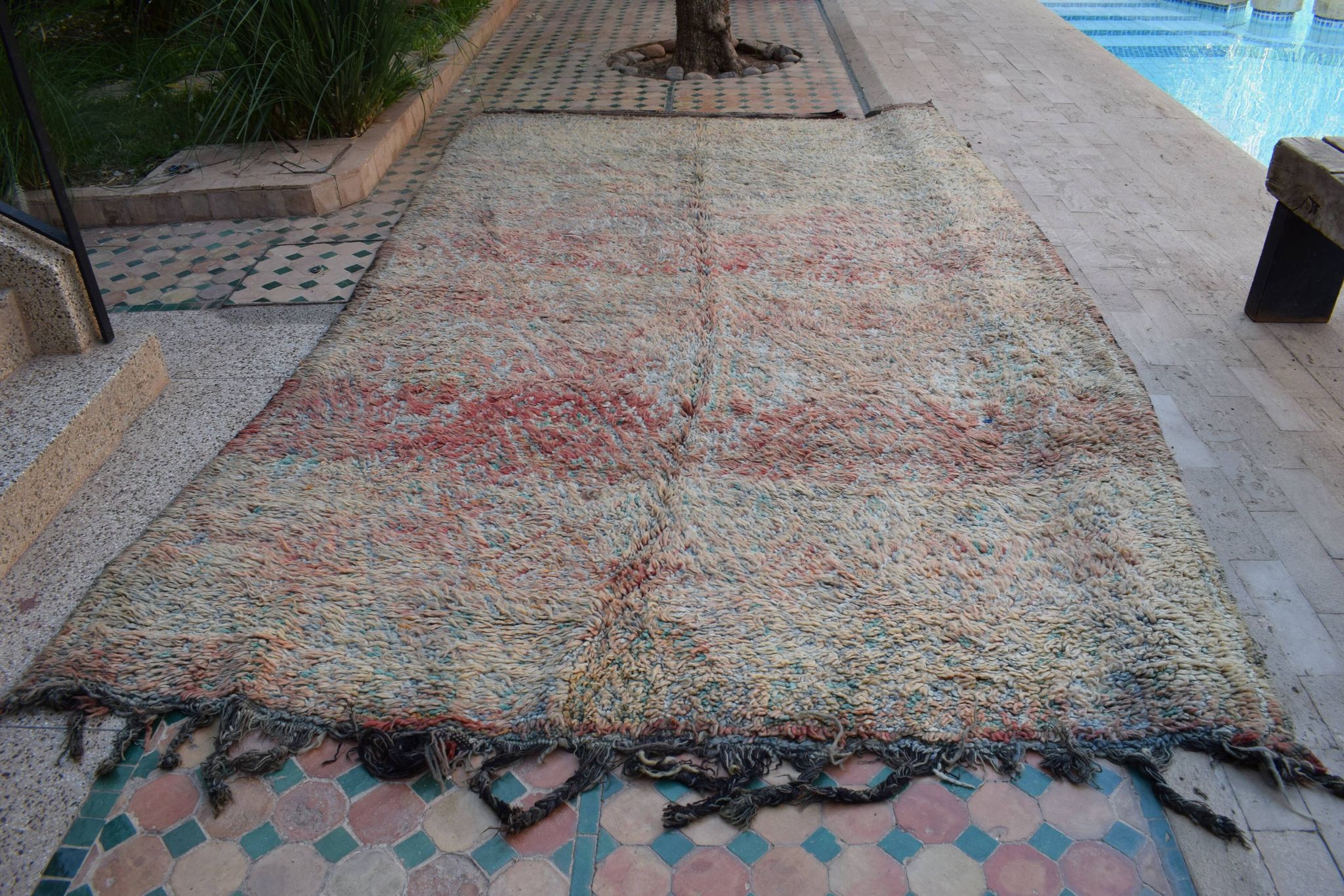 Berber rug Moroccan vintage Atlas