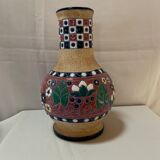Enamelled vase