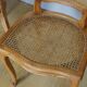 4 Louis XV style canne chairs