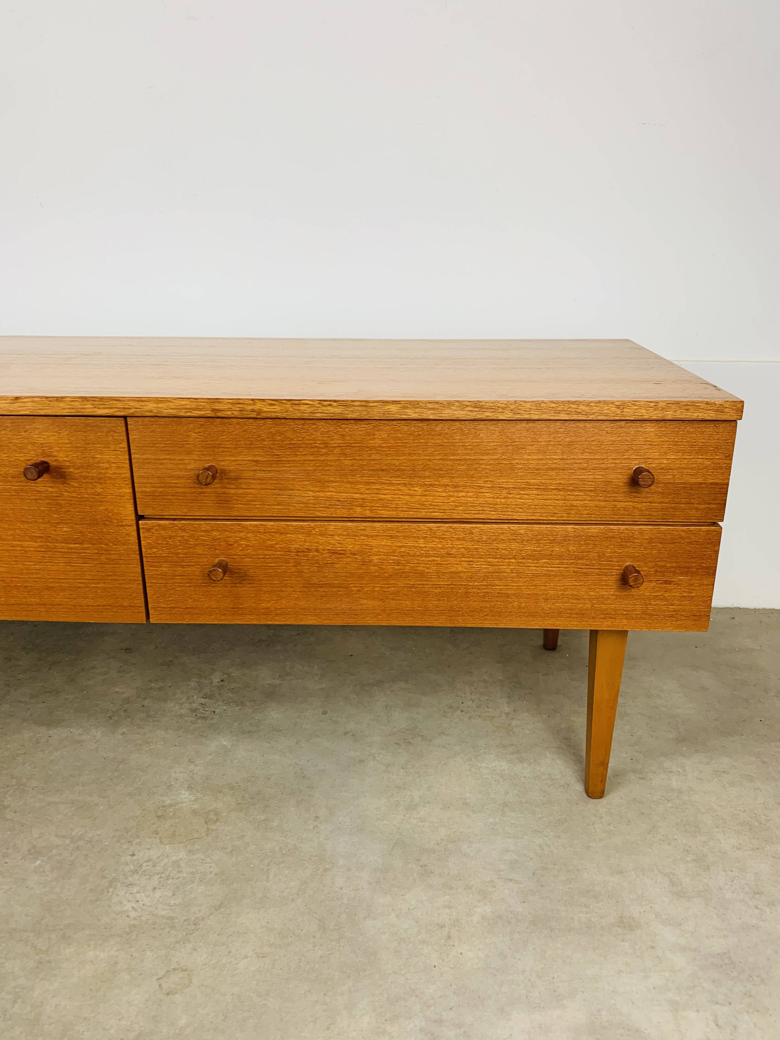 Vintage Scandinavian teak sideboard from the 1960s, TV stand