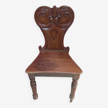 Antique Victorian hall chair
