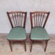 Pair of Baumann bistro chairs n°12