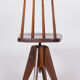 Brown mid-century beech swivel chair, 1960s