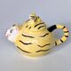 Théière cafetière anthropomorphe Tigre et bébé tigre - Hauteur 16 cm x Diamètre 14 cm