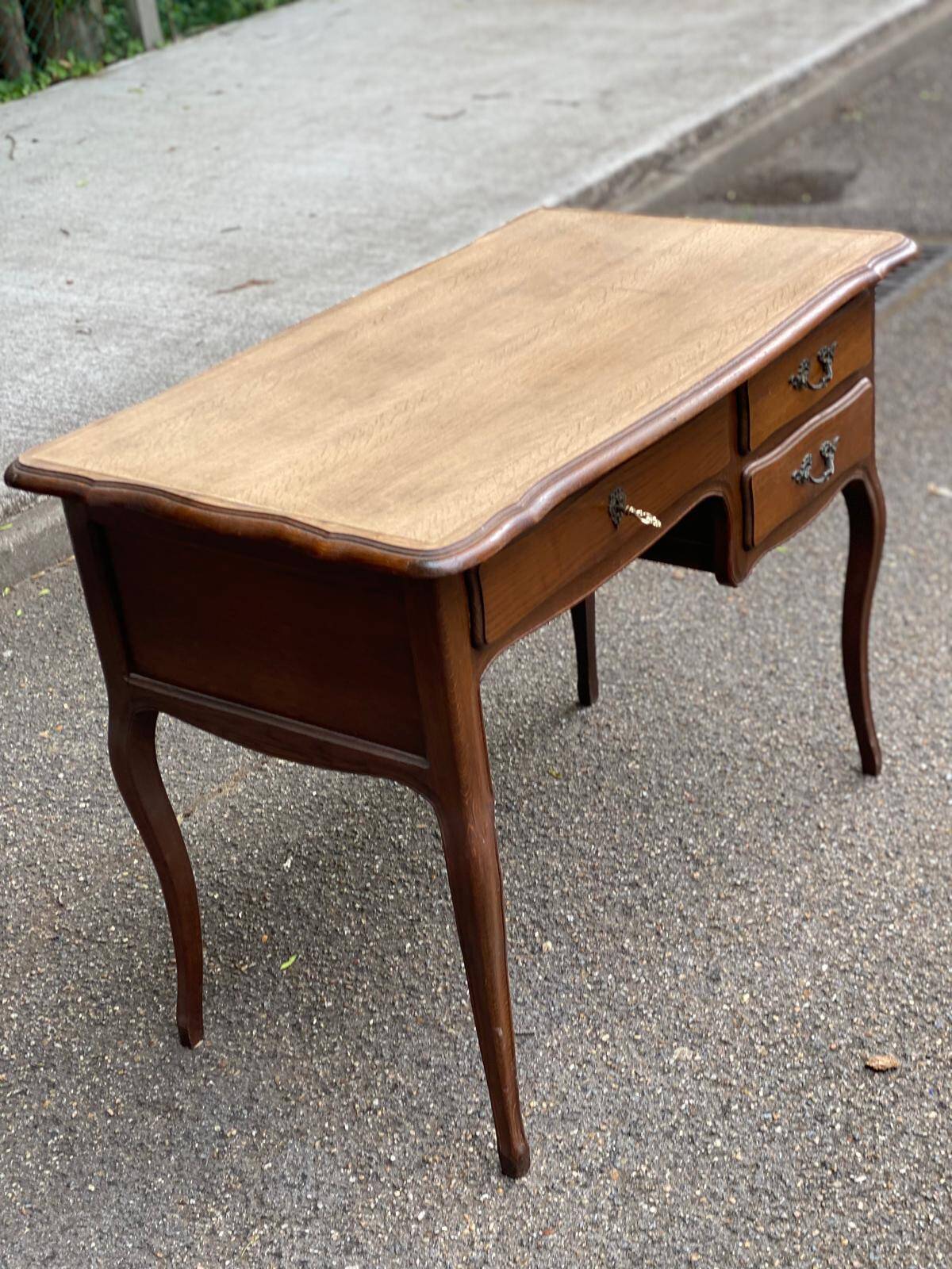 Louis XV oak centre or lady's desk