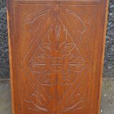 Carved wooden door pediment