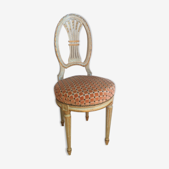 Chaise mongolfière de style Louis XVI