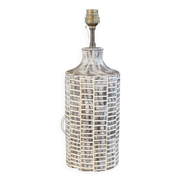 Pied de lampe en céramique de Mari Simmulson, Suède années 70