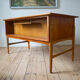 Bureau danois en teck et chêne du milieu du siècle, années 1950