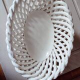 Braided earthenware cup