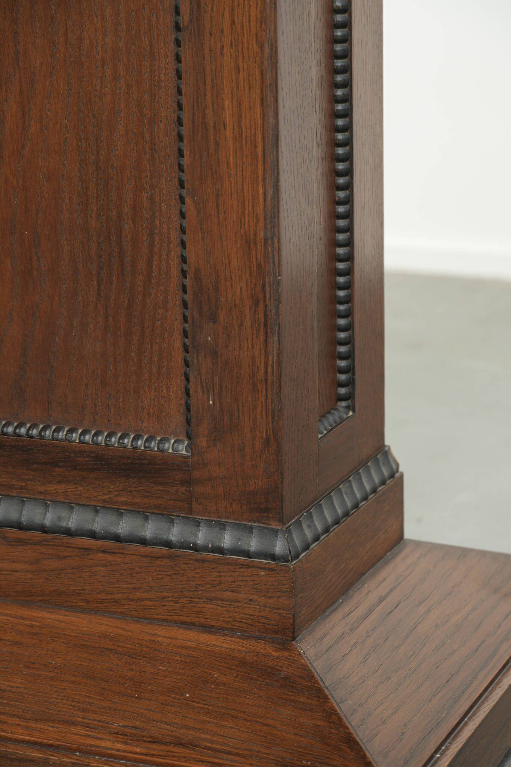 Dutch oak side table / centre table in Amsterdam School design