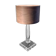 Plexiglass and wood lamp