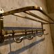 Late 19th century wall coat rack