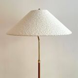 Teak and Brass Floor Lamp by Bergboms