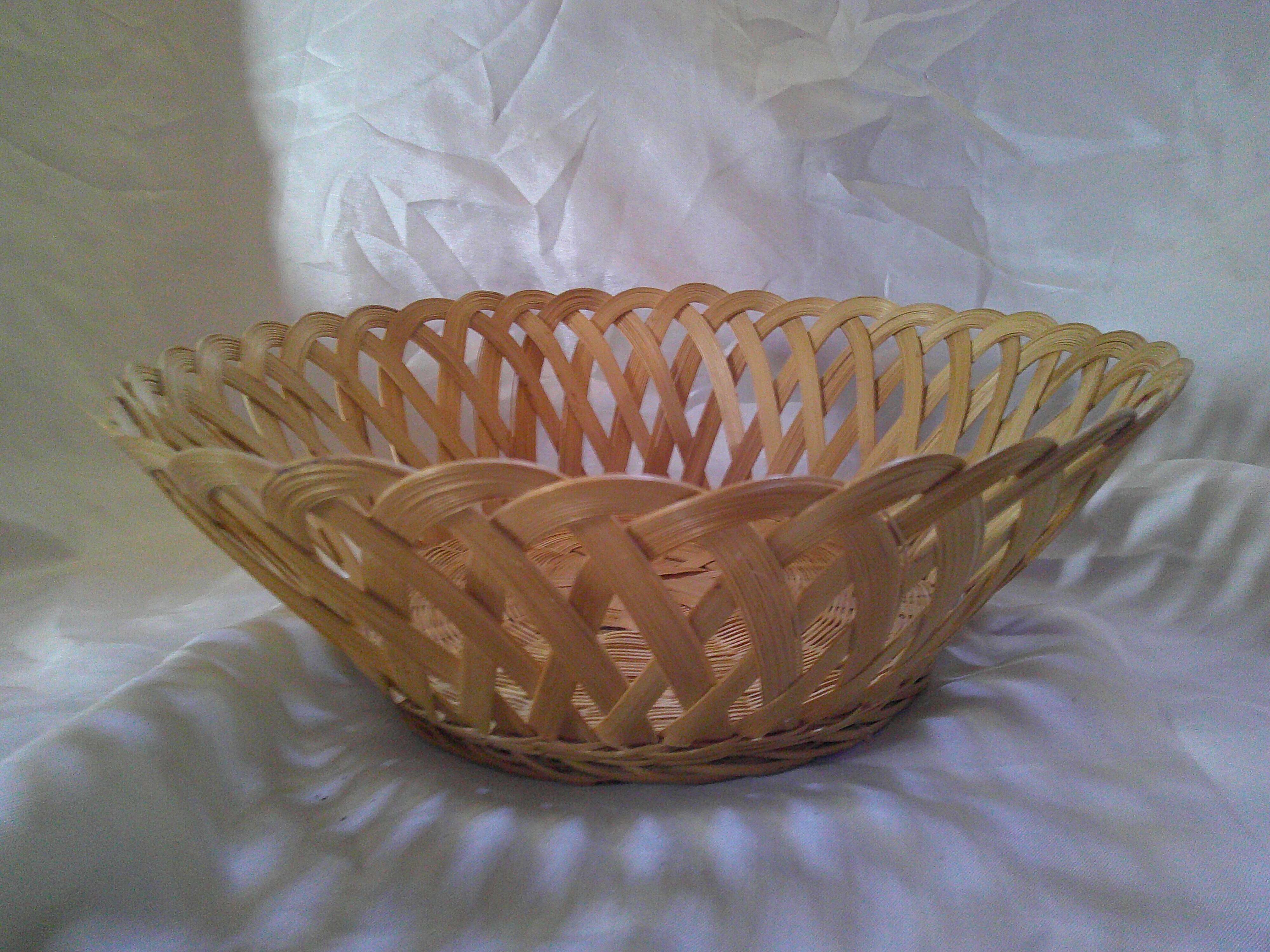 woven wicker basket
