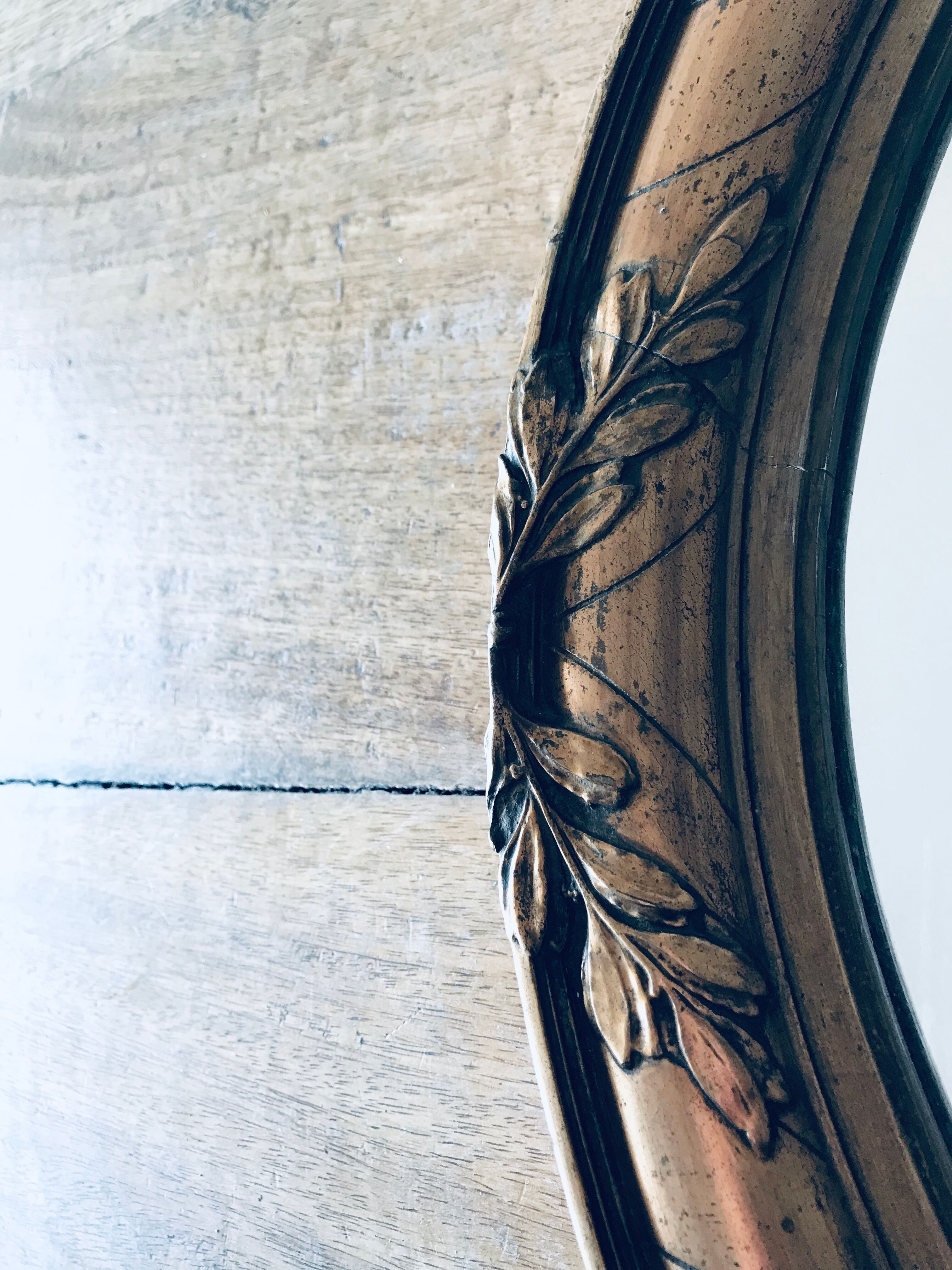 1900 mirror with beveled knot - 80x62cm