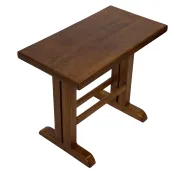 Vintage side table, Shaker-style, compact design, solid wood