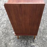 Scandinavian vintage chest of drawers, compass feet