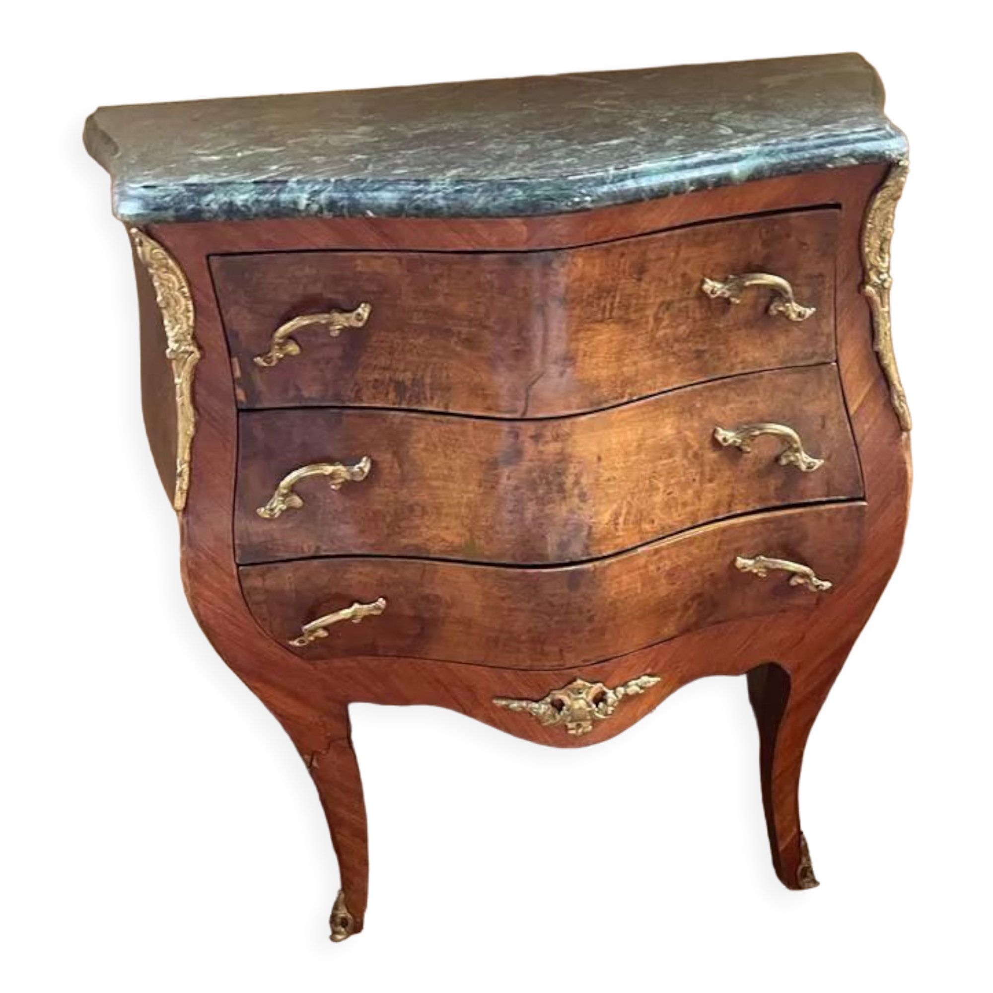 Commode style Louis XV avec plateau en marbre