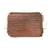 Formica and brass tray