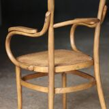 curved wooden armchair (Cambier or Carton) circa 1900.
