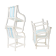 4 garden chairs "Sea side", Hugonet, 1970