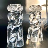 Pair of candlesticks Baccarat Aladin model